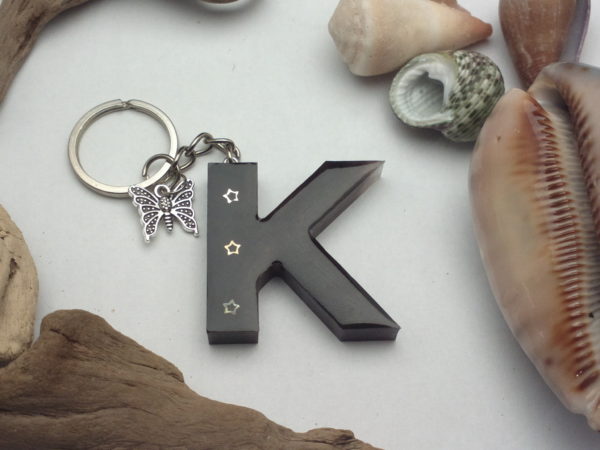 Letter K – Black & Gold