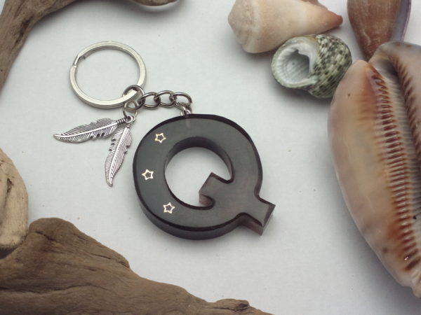 Letter Q – Black & Gold