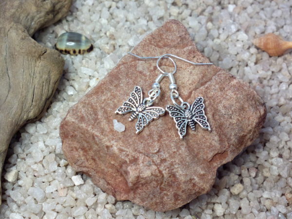 Silver Butterfly charms