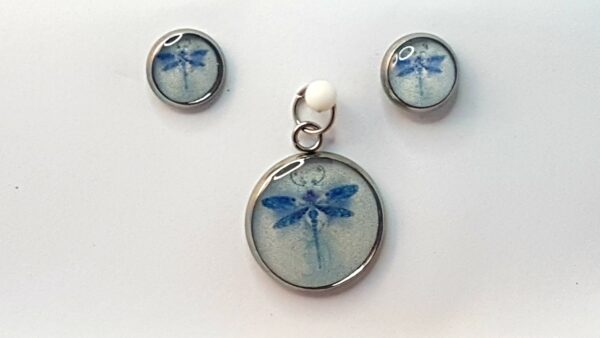 Dragonfly – Pendant & Earring set – Small