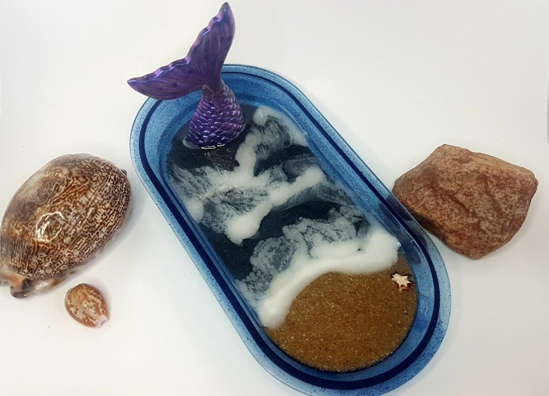 Mermaid Tail Jewelry ocean dish
