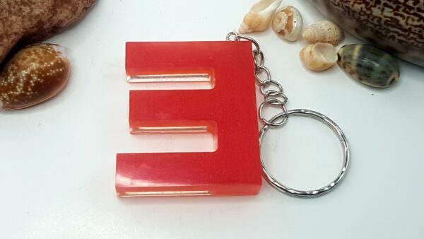 Letter E – Cherry Blossom Red