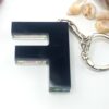 Letter F - Black with Iridescent flakes - Image 2