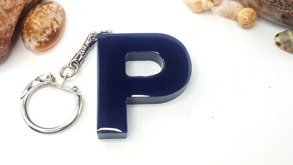 Letter P – Dark Translucent Blue