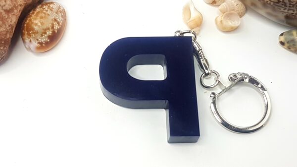 Letter P – Dark Translucent Blue