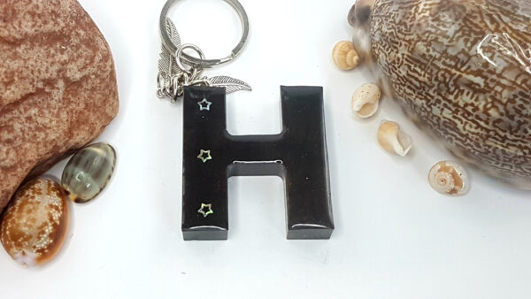 Letter H – Black & Gold